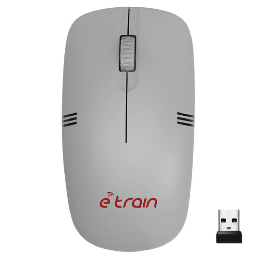 E-Train MO10A Wireless Mouse 1200Dpi - Gray