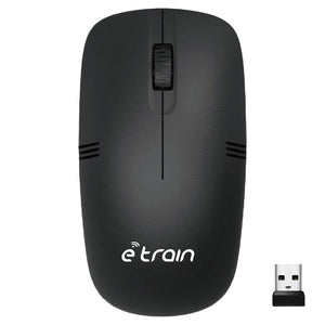 E-Train MO10B Wireless Mouse 1200Dpi - Black