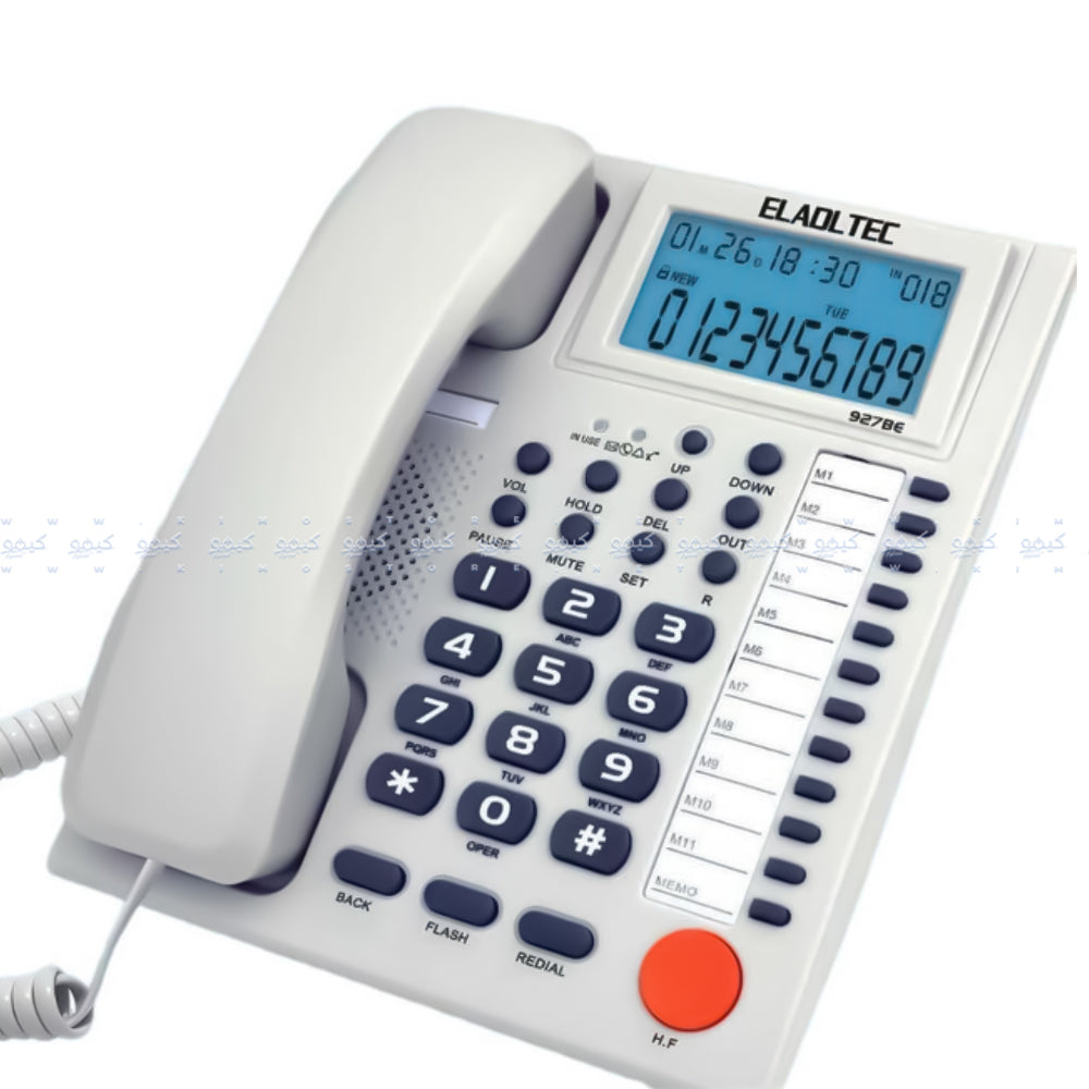 EL-Adl.Tec 927BE Telephone - White