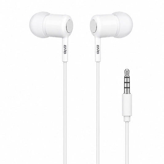 EMB E-08 Stereo Earphone - White