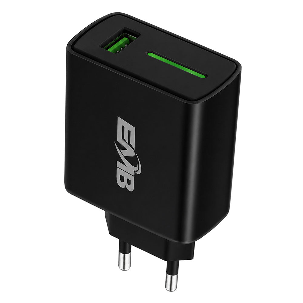 EMB SuperVOOC EMB-999 Pro Wall Charger Type-C Cable 65W Fast Charging - Black