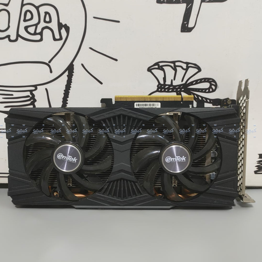 EMTEK GeForce RTX 2060 Dual OC 6GB GDDR6 Graphics Card (Original Used)