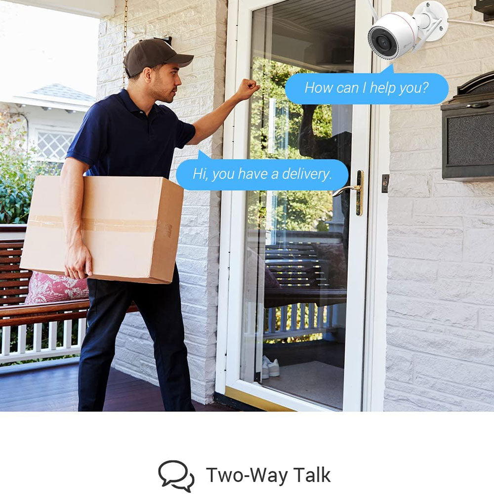 EZVIZ CS-H3C Wi-Fi Outdoor Security Camera 2K 4MP 4mm (Mic) (Full Color)