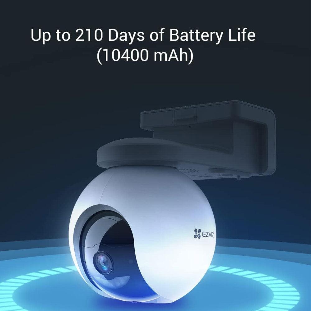 EZVIZ CS-HB8 Battery-Powered Wi-Fi Pan & Tilt Outdoor Security Camera 4MP 4mm (Mic) (Open box)