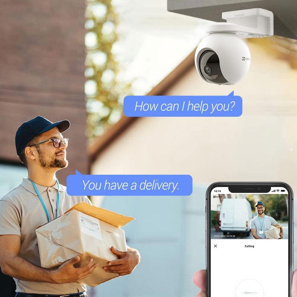 EZVIZ CS-HB8 Battery-Powered Wi-Fi Pan & Tilt Outdoor Security Camera 4MP 4mm (Mic) (Open box)