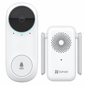 EZVIZ DB2C Kit Wire-Free Wi-Fi Video Doorbell Kit With Chime 2MP 2.2mm (Mic)