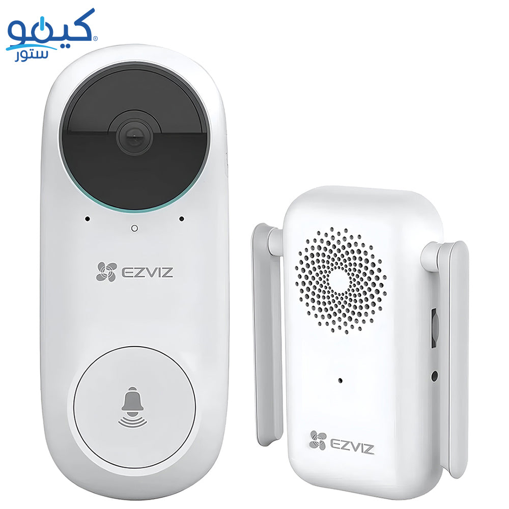 EZVIZ DB2C Kit Wire-Free Wi-Fi Video Doorbell Kit With Chime 2MP 2.2mm (Mic)