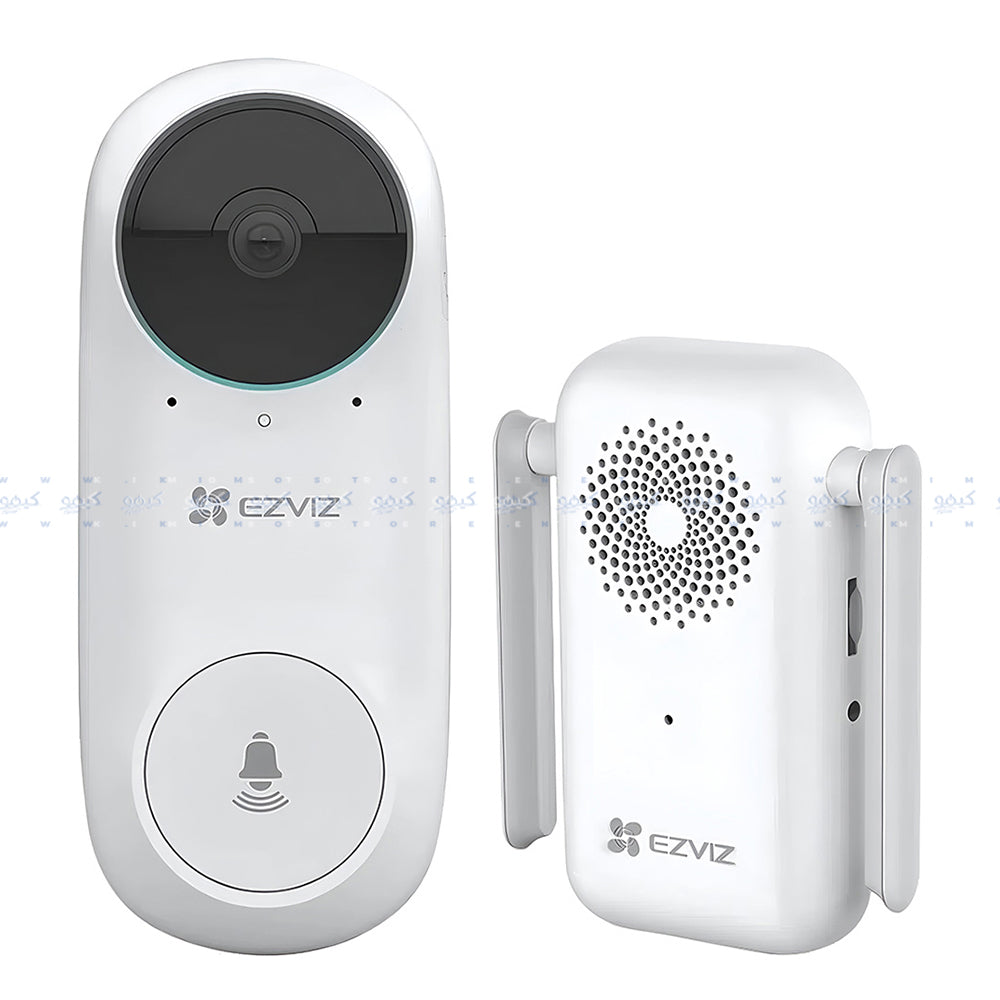 EZVIZ DB2C Kit Wire-Free Wi-Fi Video Doorbell Kit With Chime 2MP 2.2mm (Mic)
