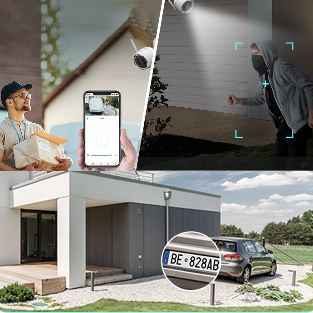 كاميرا مراقبة ايزفيز خارجية (ميكروفون) (ألوان)