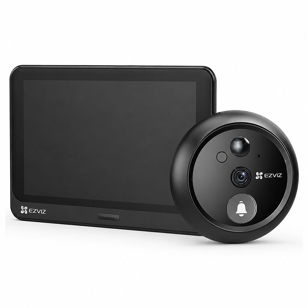 EZVIZ HP4 CS-HP4-R100-6E2WPFB0 Wire-Free Peephole Doorbell Intercom 2MP 2.0mm
