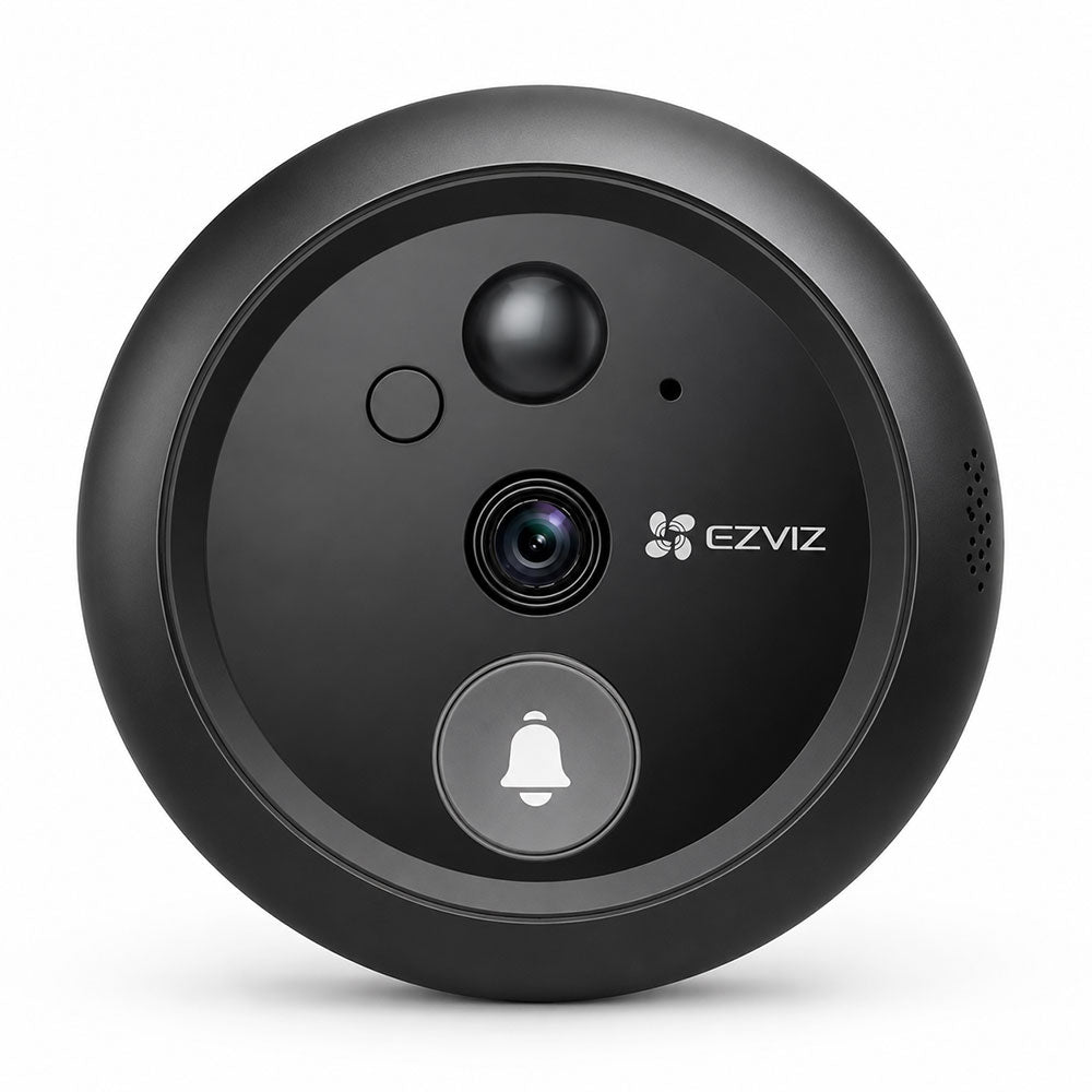 EZVIZ HP4 CS-HP4-R100-6E2WPFB0 Wire-Free Peephole Doorbell Intercom 2MP 2.0mm