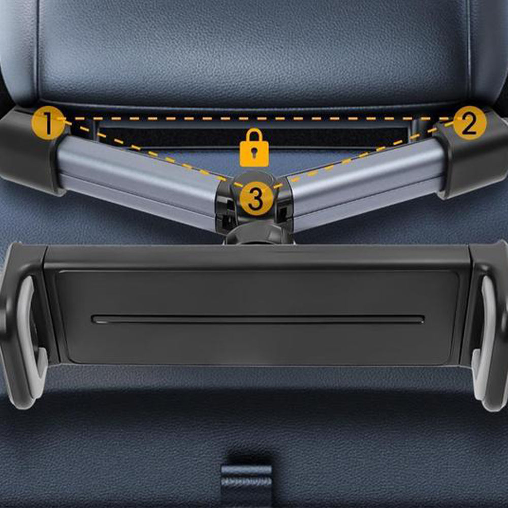 Earldom EH234 Brackrest Car Phone Holder 360° Full Rotation - Black