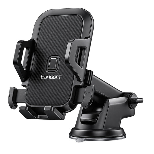Earldom ET-EH153 Suction Cup Car Phone Holder - Black