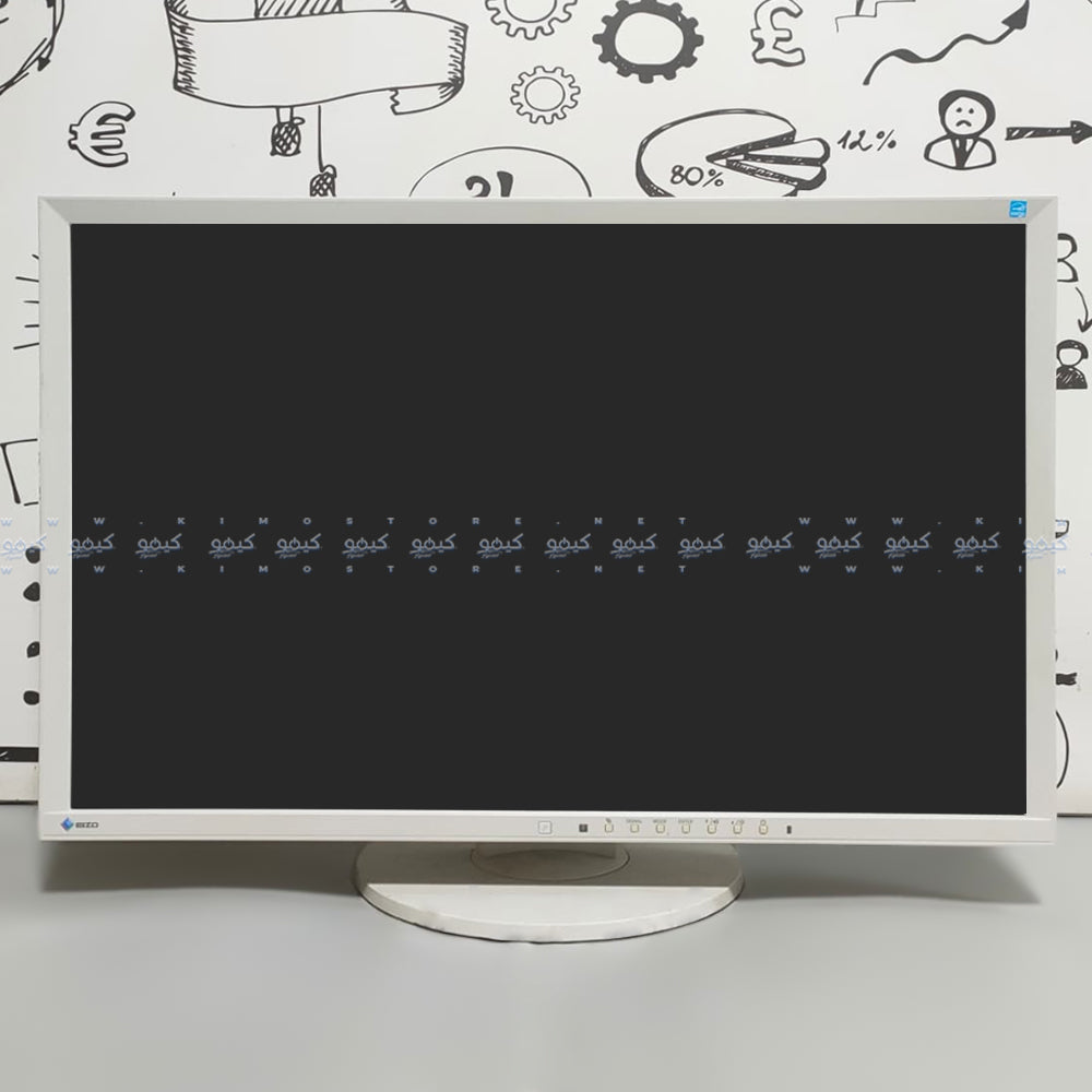 شاشة ايزو EV2416W مسطحة 24 بوصة FlexScan LED ابيض (استعمال خارج)