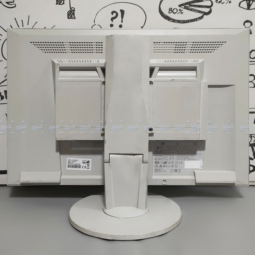 شاشة ايزو EV2416W مسطحة 24 بوصة FlexScan LED ابيض (استعمال خارج)