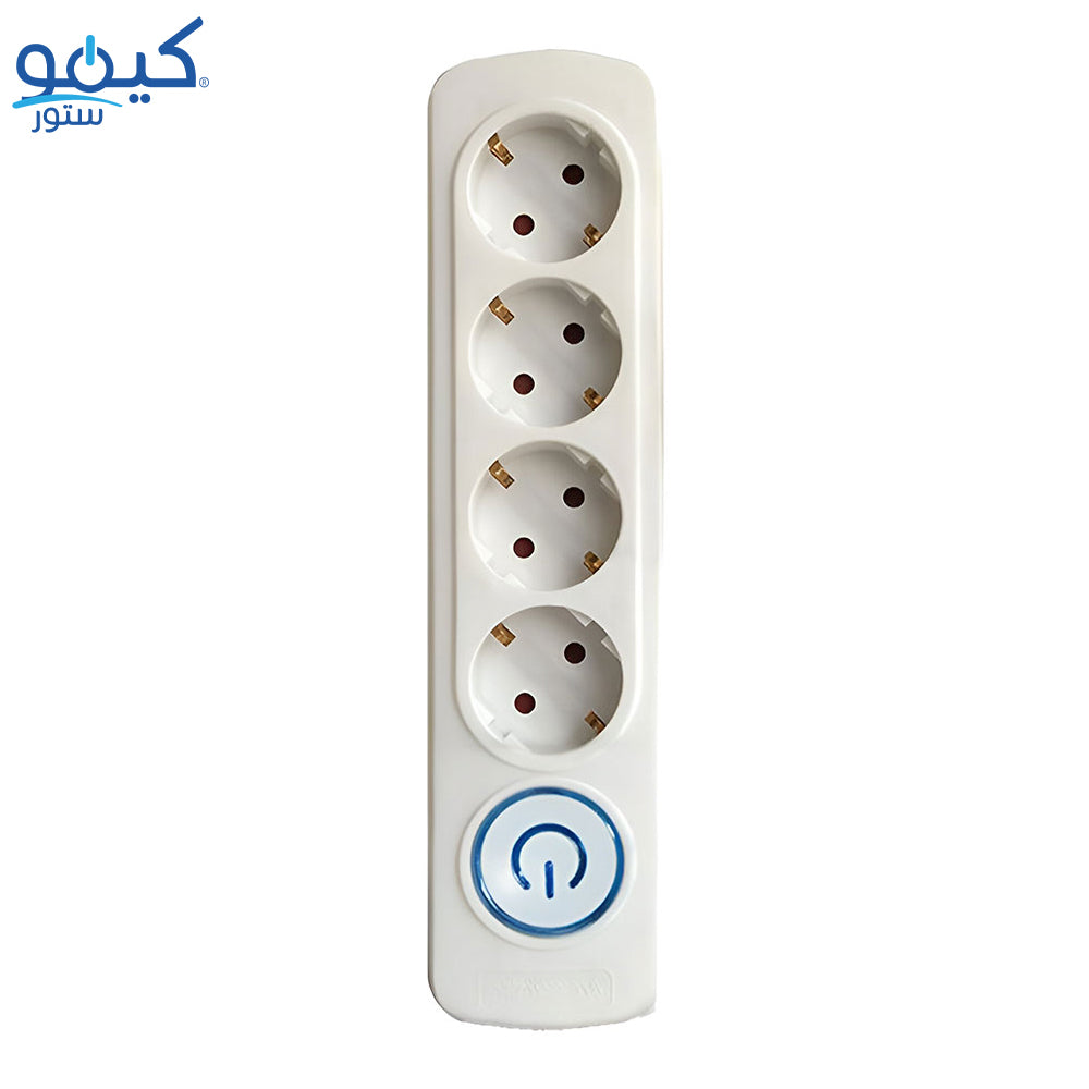 مشترك كهرباء إليوس 4 منافذ 3680 وات 2 متر Premio