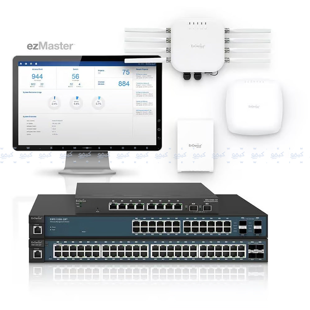 سويتش ان جينيس 8 منافذ 1000/100/10 ميجابت في الثانية PoE+ + منفذين (SFP) 1000/100/10 ميجابت في الثانية 