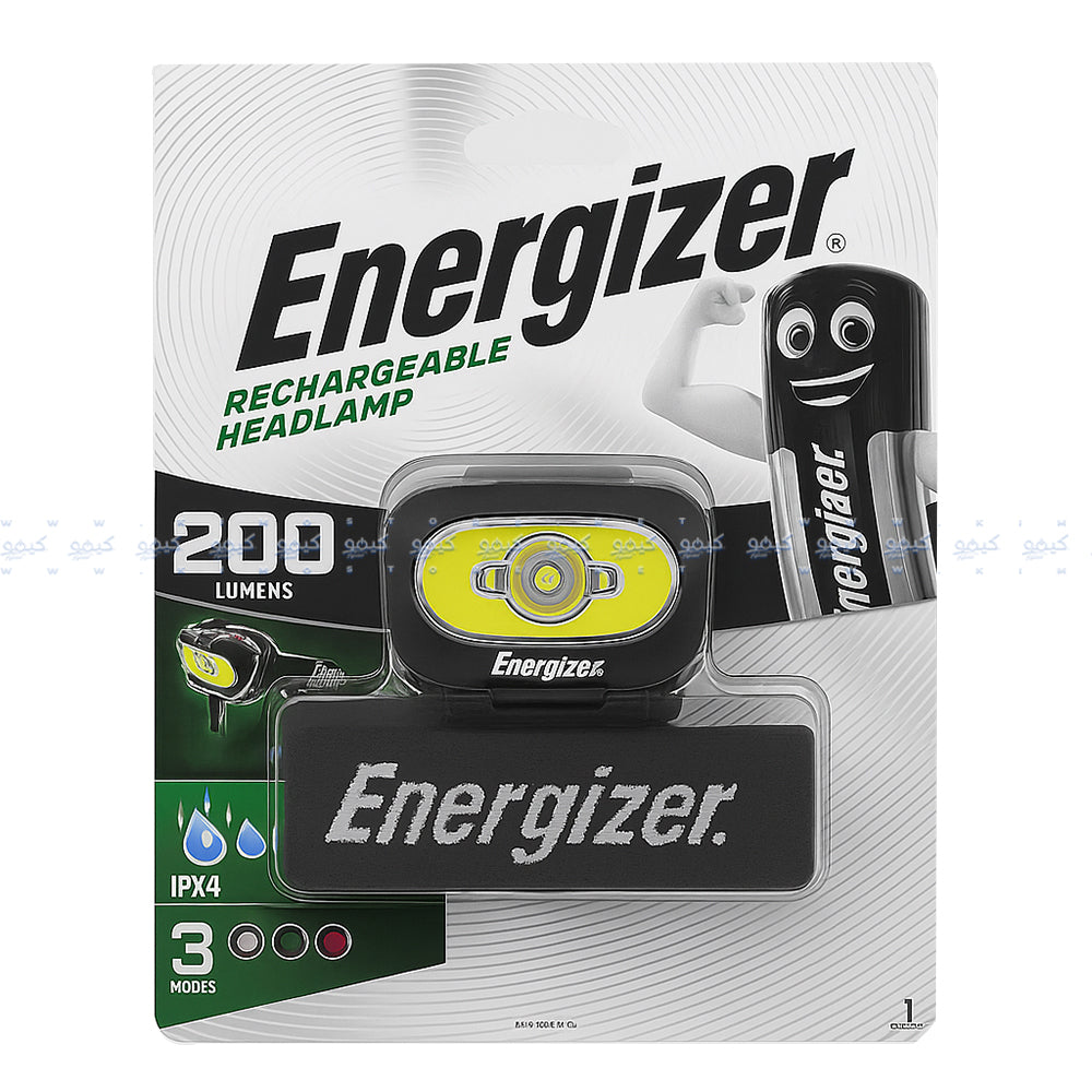 Energizer HDLLP Rechargeable Headlamp 200 Lumens