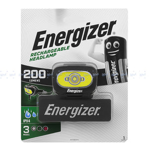 Energizer HDLLP Rechargeable Headlamp 200 Lumens