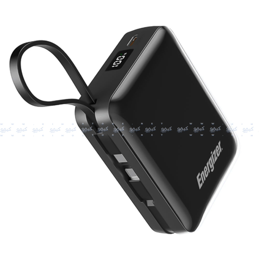 Energizer UE20077PQ Ultimate Power Bank PD Type-C 35W Fast Charging 20000mAh Built-In 2 Cables 