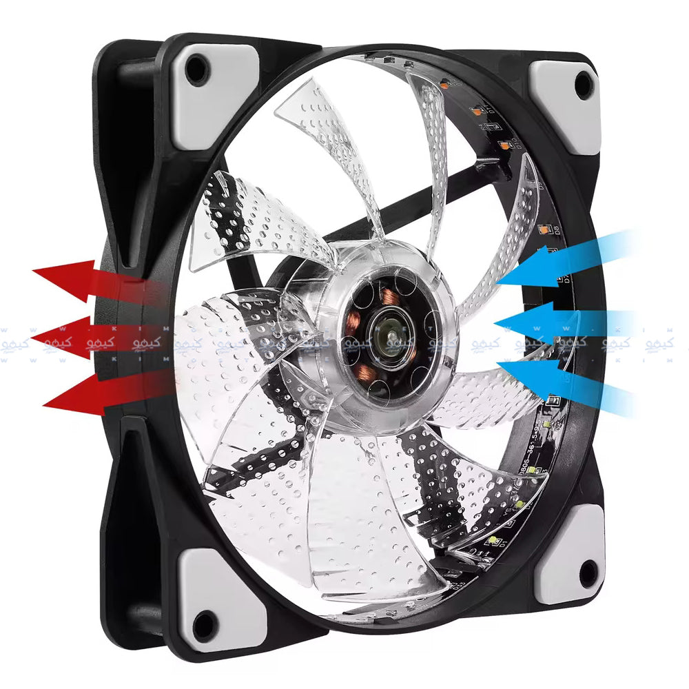 Esgaming Dual Ring Gaming LED Case Fan