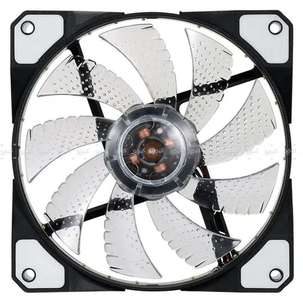 مروحة كيس اي اس جيمنج ليد مزدوجة الحلقة جيمنج