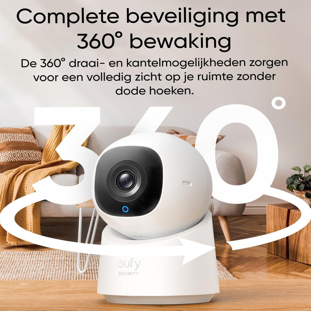 Eufy C210 Wi-Fi Pan & Tilt AI Indoor Security Camera 2MP
