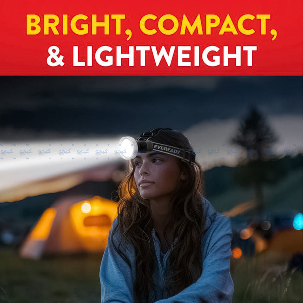 Eveready Rechargeable Headlamp 120 Lumens 2 Modes