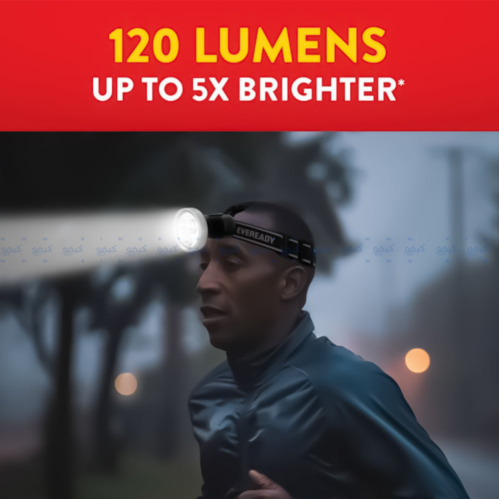 Eveready Rechargeable Headlamp 120 Lumens 2 Modes ( VPHDL4 )