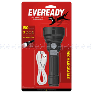 Eveready VPHHL4 Rechargeable Flashlight 150 Lumens