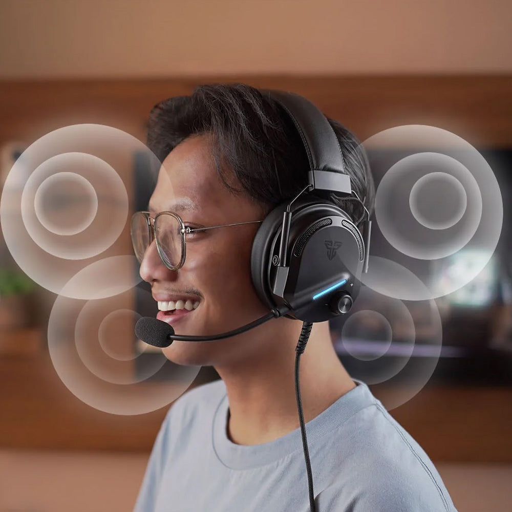 Fantech AlTO 7.1 HG26 RGB Gaming Headset 7.1 Surround Sound - Black