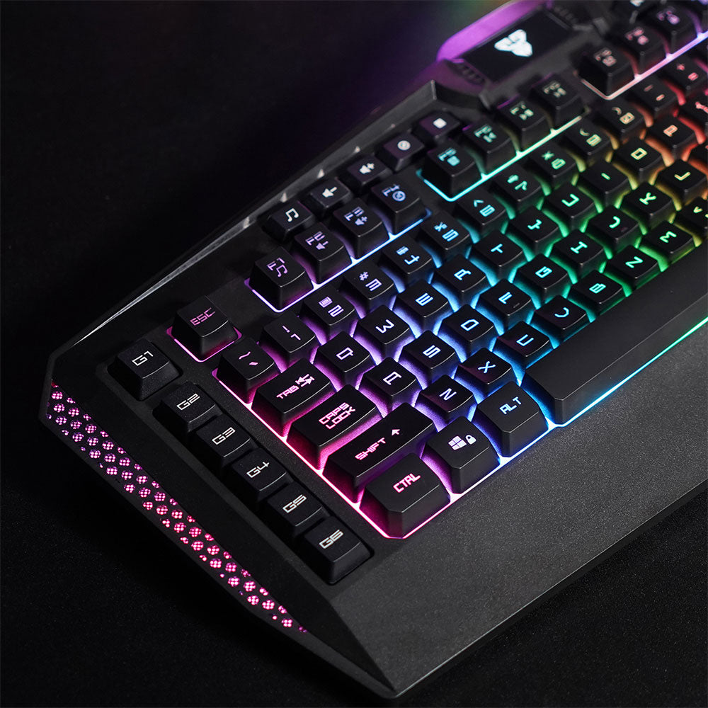كيبورد فانتيك سلكى RGB جيمنج إنجليزى وعربي 