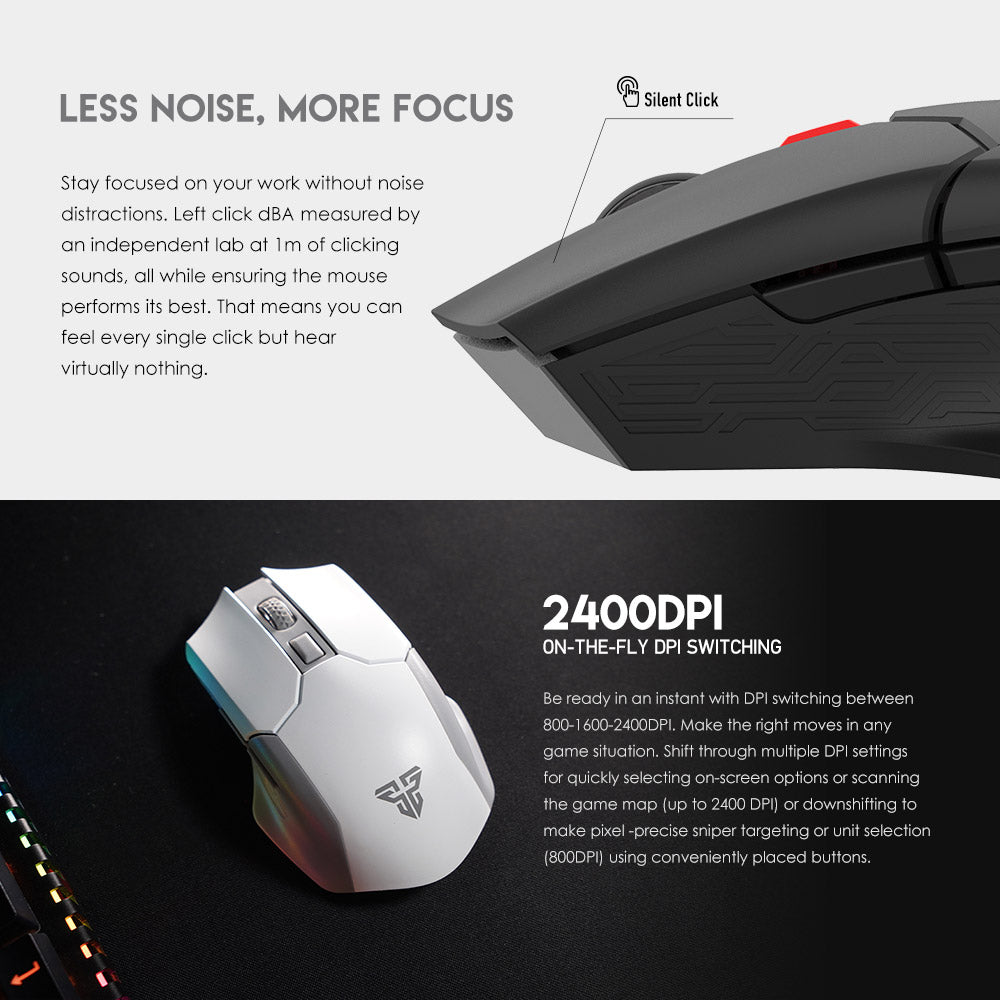 Fantech CRUISER WG11 Wireless Mouse 2400Dpi