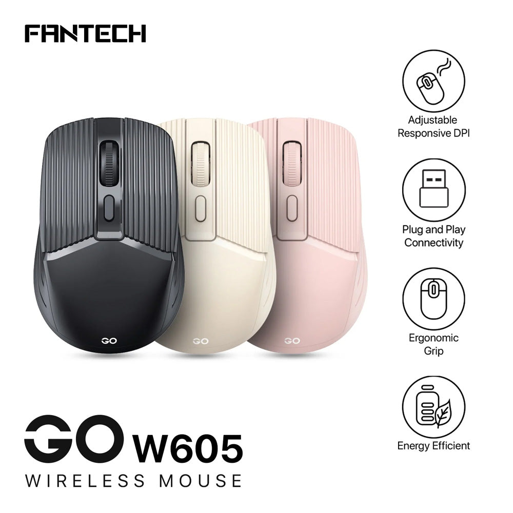 ماوس فانتيك لاسلكي GO W605