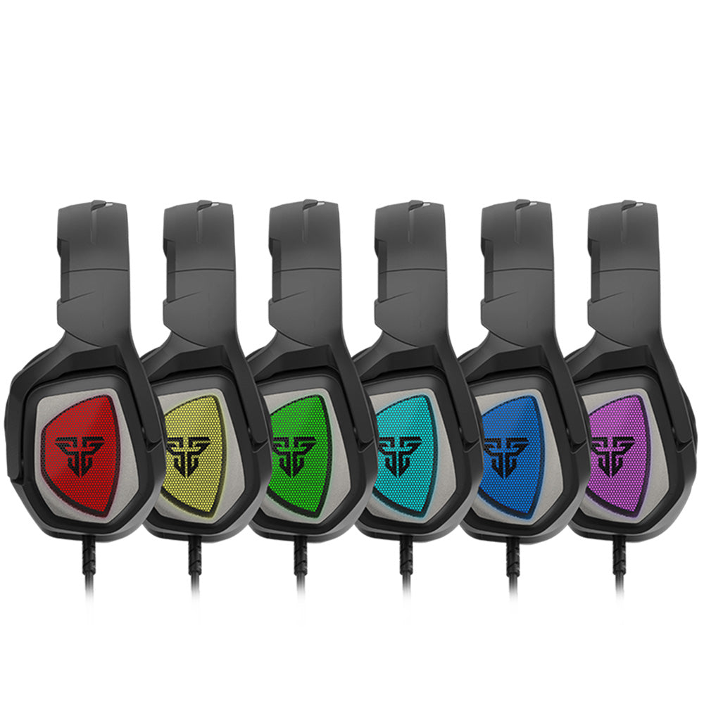 Fantech JADE MH84 RGB Gaming Headset With Noise-Cancelling Mic - Black