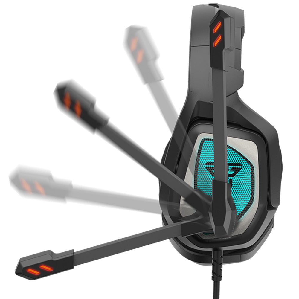 Fantech JADE MH84 RGB Gaming Headset With Noise-Cancelling Mic - Black
