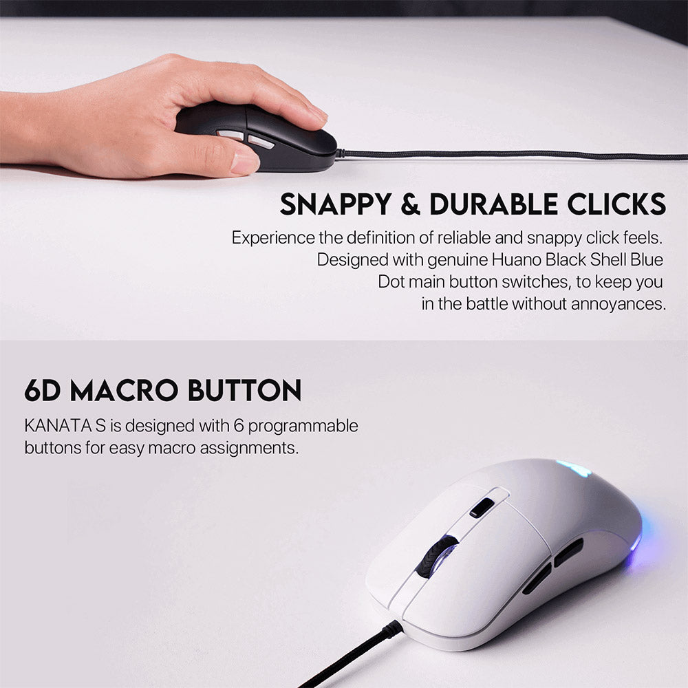 Fantech KANATA S VX9S Wired RGB Gaming Mouse 7200Dpi