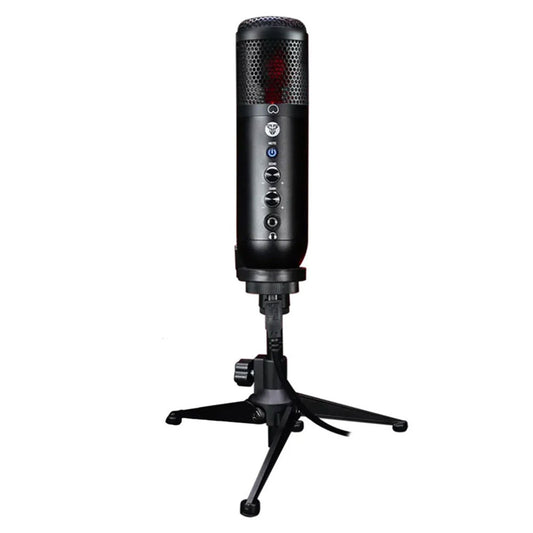 Fantech LEVIOSA MCX01 Condenser Wired RGB Gaming Microphone - Black