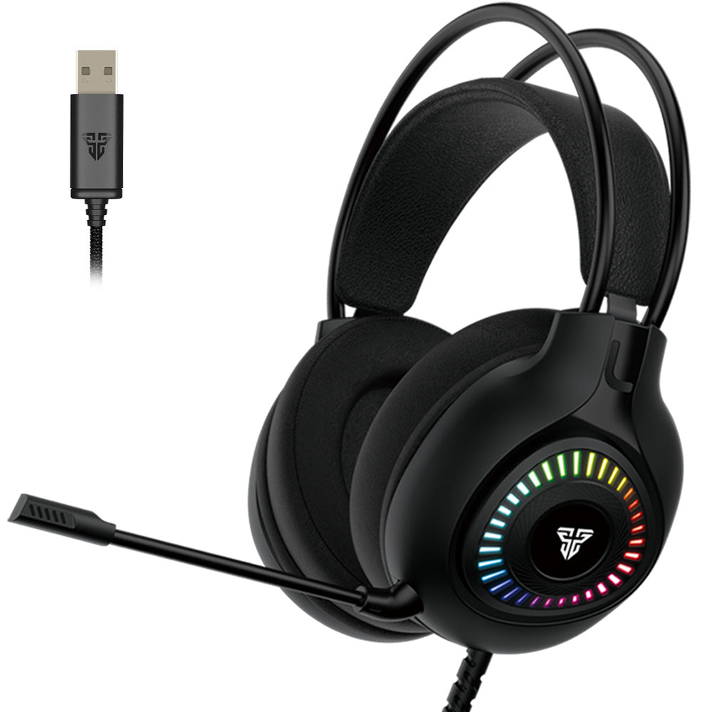 Fantech ORBIT HG25 RGB Gaming Headset 7.1 Surround Sound With Noise-Cancelling Mic - Black