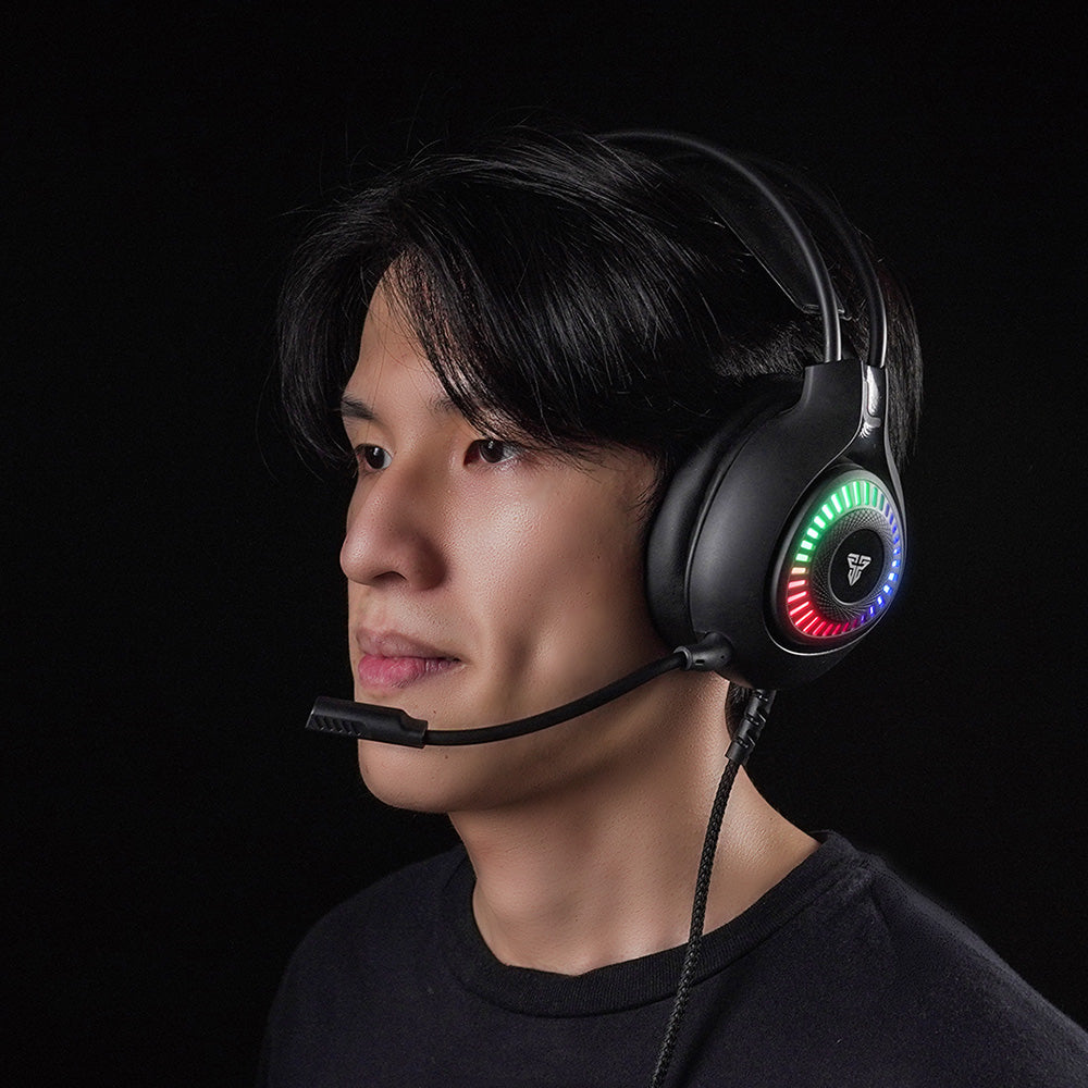 Fantech ORBIT HG25 RGB Gaming Headset 7.1 Surround Sound With Noise-Cancelling Mic - Black