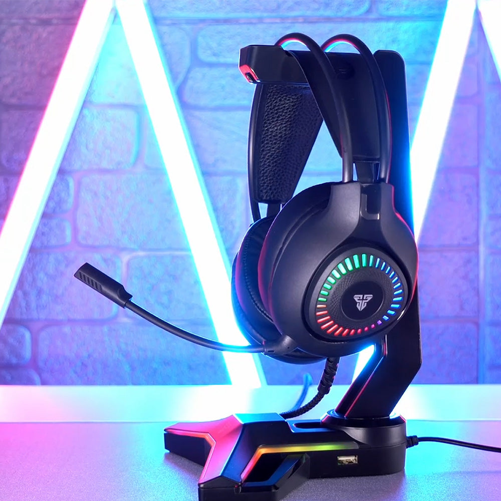 Fantech ORBIT HG25 RGB Gaming Headset 7.1 Surround Sound With Noise-Cancelling Mic - Black
