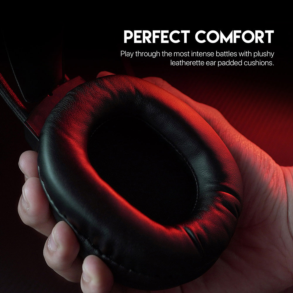Fantech PORTAL HQ55 RGB Gaming Headset - Black