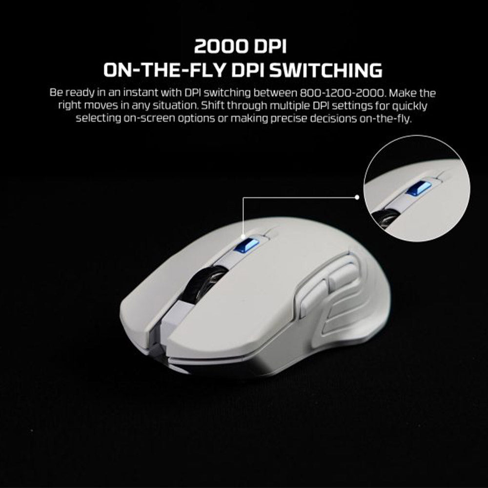 Fantech Raigor III WG12RS Rechargeable Gaming Mouse 2000Dpi