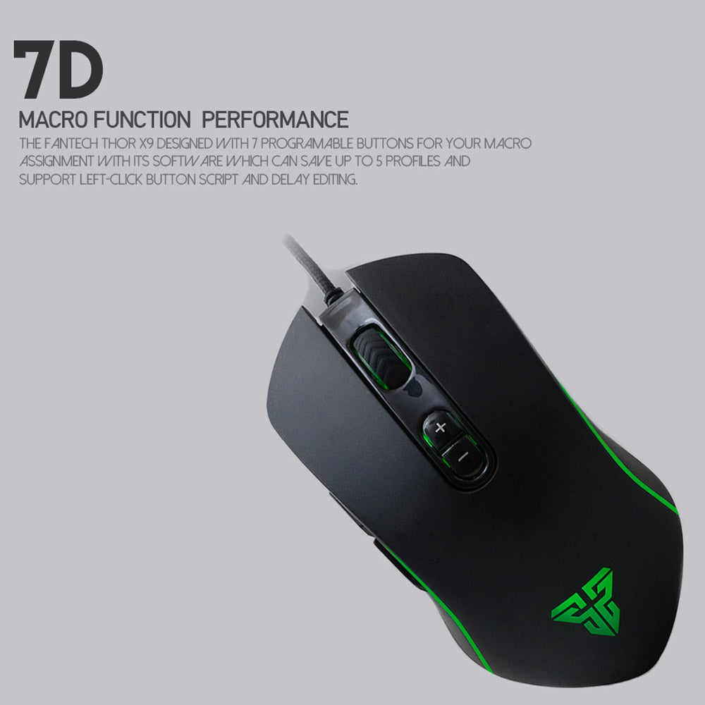 Fantech THOR X9 Rainbow Gaming Mouse 
