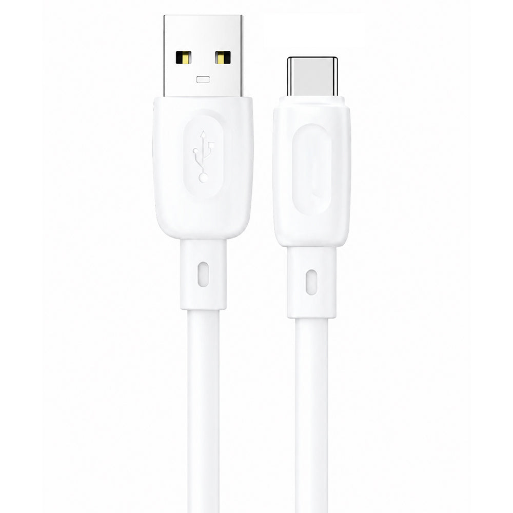 Foneng X107 USB To Type-C Cable 3A Fast Charging 0.25m - White