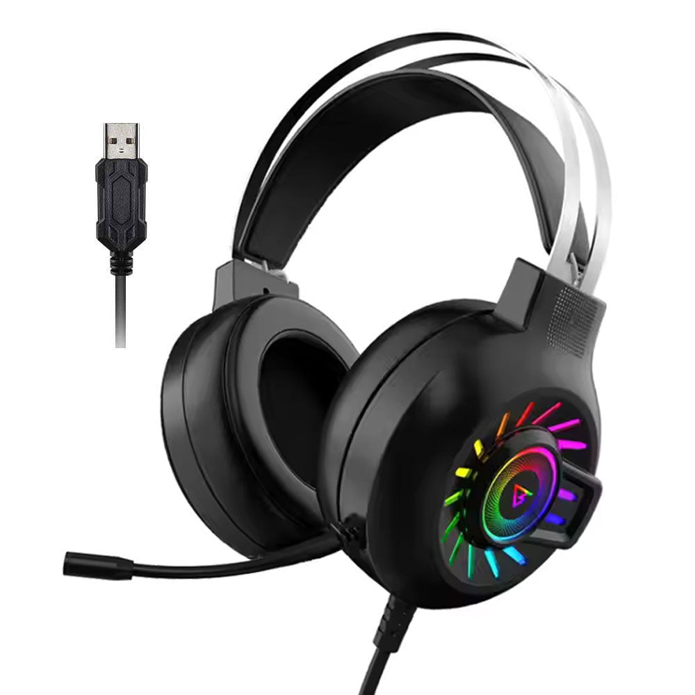 Forev G97 RGB Gaming Headset 7.1 Surround Sound - Black
