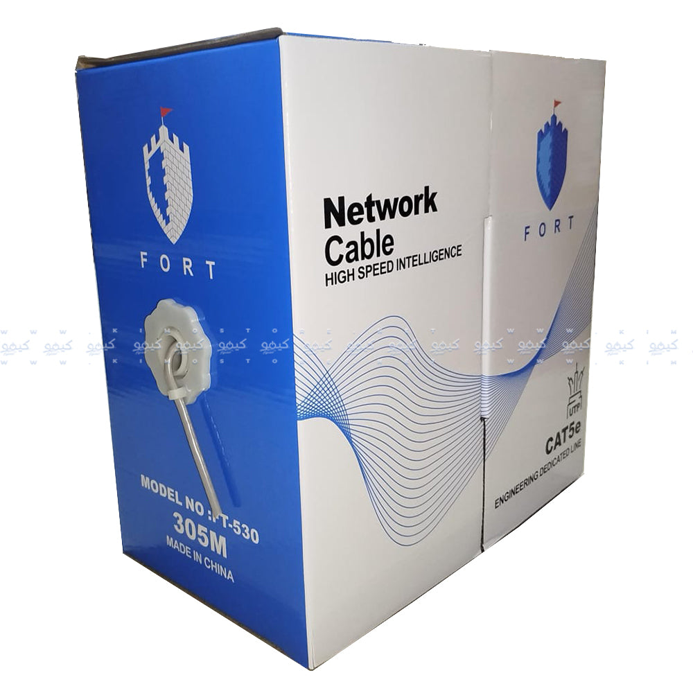 Fort FT-530 Network Cable 305m Cat5e UTP - Gray
