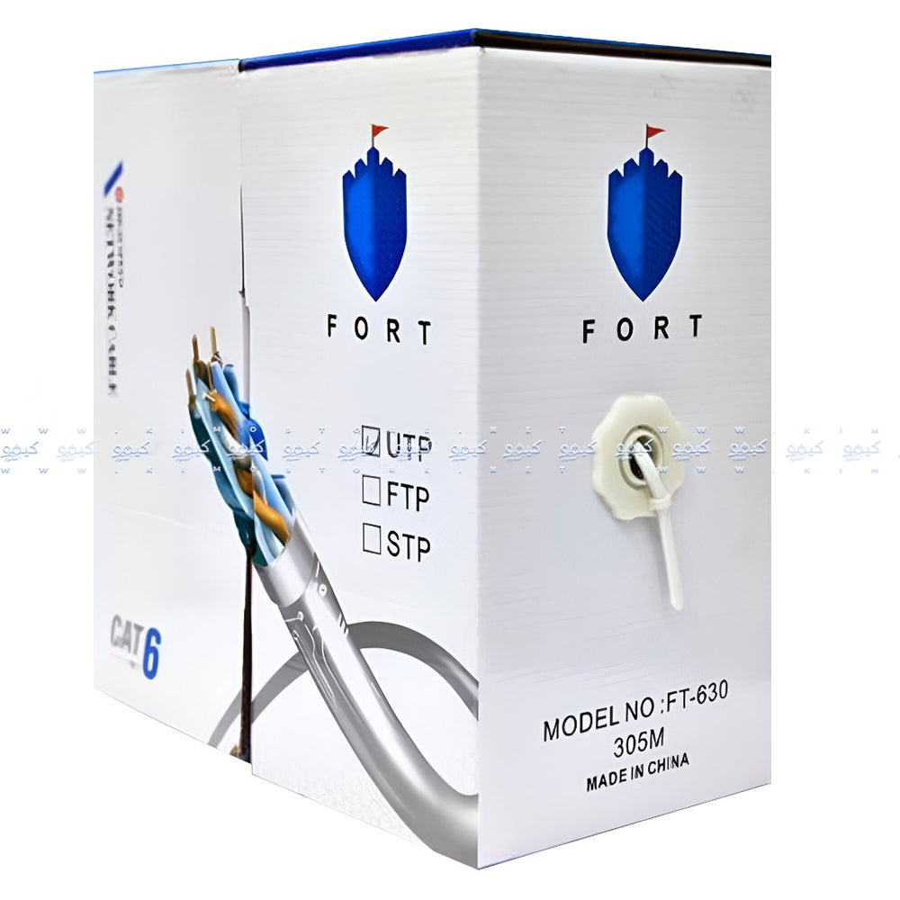 Fort FT-630 Network Cable 305m Cat6 UTP - White