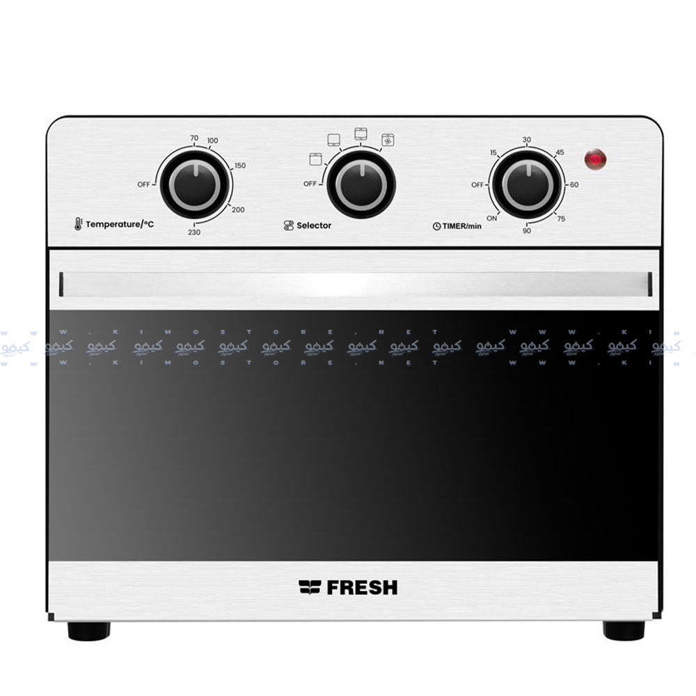 قلاية هوائية مع فرن فريش 25 لتر 1600 وات F-25 W - ابيض