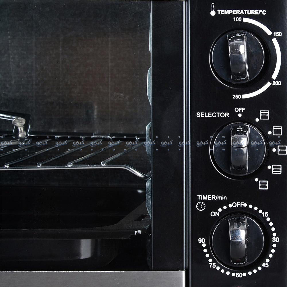 فرن كهربائي فريش مع شواية 45 لتر 2000 وات Casa - أسود